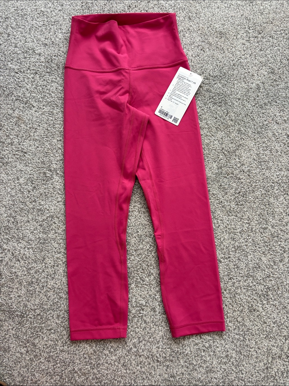 lululemon athletica High-Rise Cropped Leggings - Fuchsia